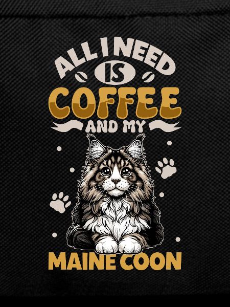Coffee and my Maine Coon