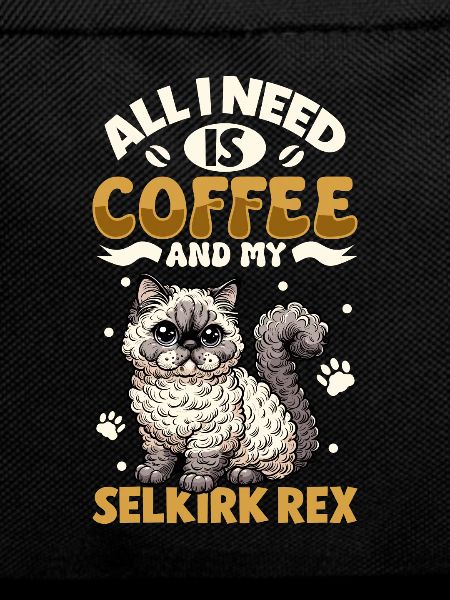 Coffee and my Selkirk Rex