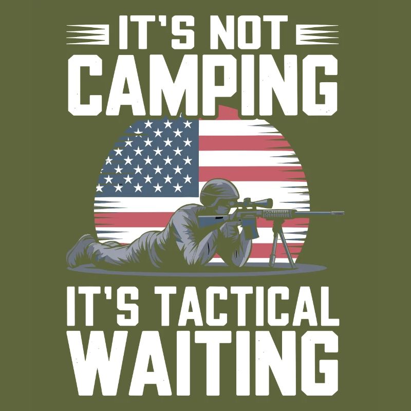 Ce n’est pas du camping C’est de l’attente tactique