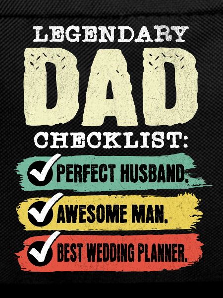 Dad Wedding Planner Father's Day