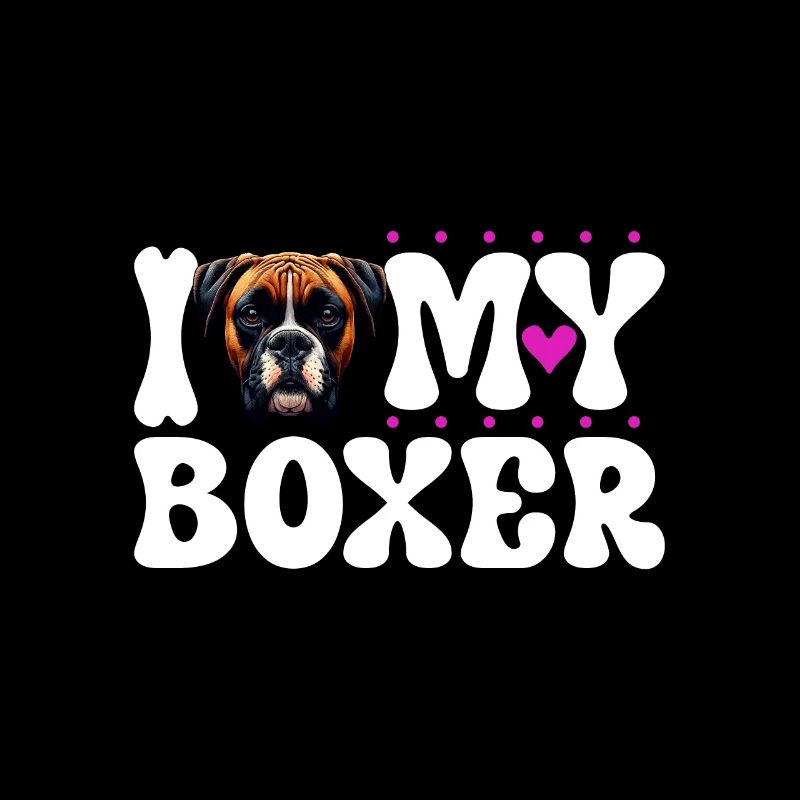 Ich liebe meinen Boxer