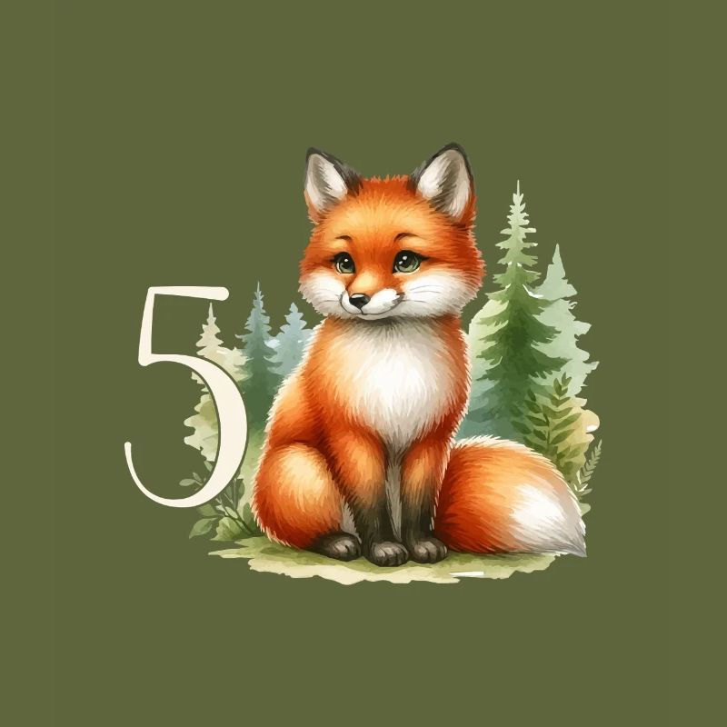 With Fox - Children's Birthday 5 Years