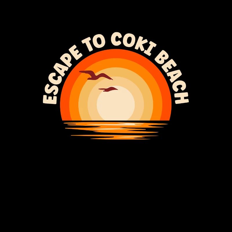 Ich fliehe nach Coki Beach