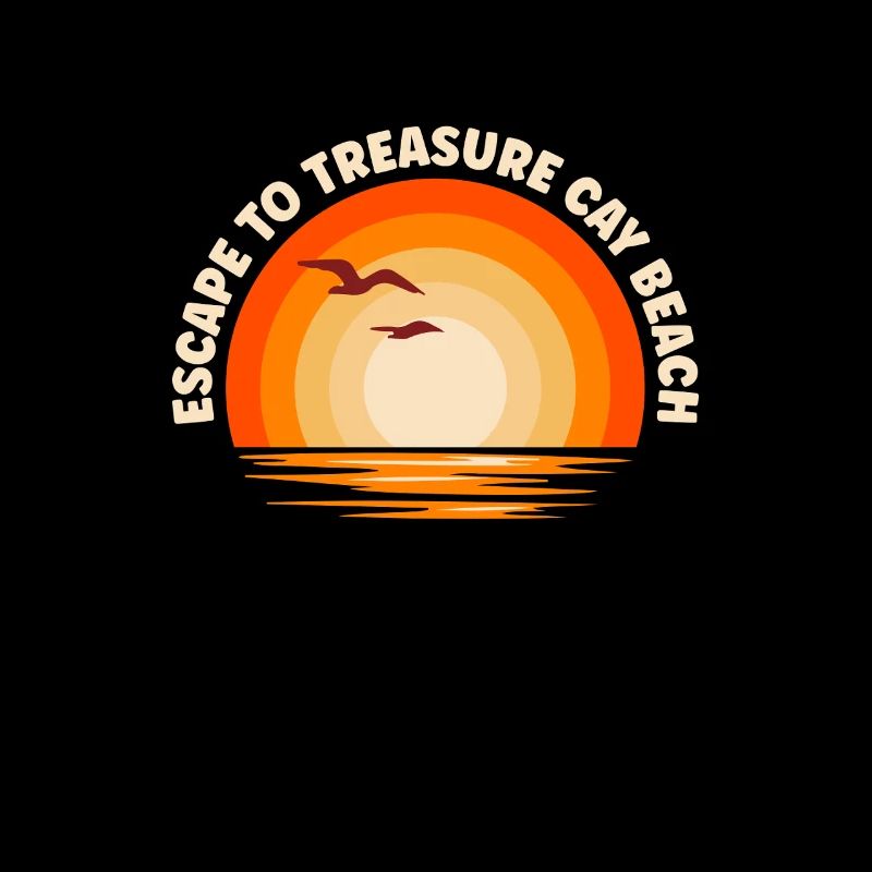 Je fuis vers la plage de Treasure Cay