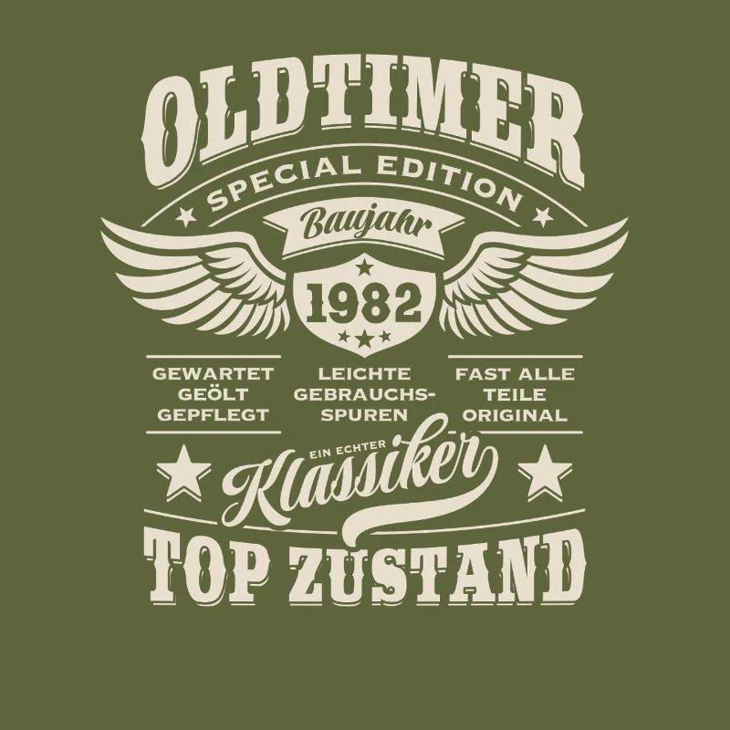 Oldtimer Baujahr 1982 - Geburtstag - Geschenk