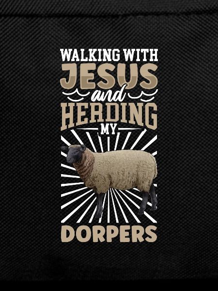 Jesus and Sheep - Dorperschaf