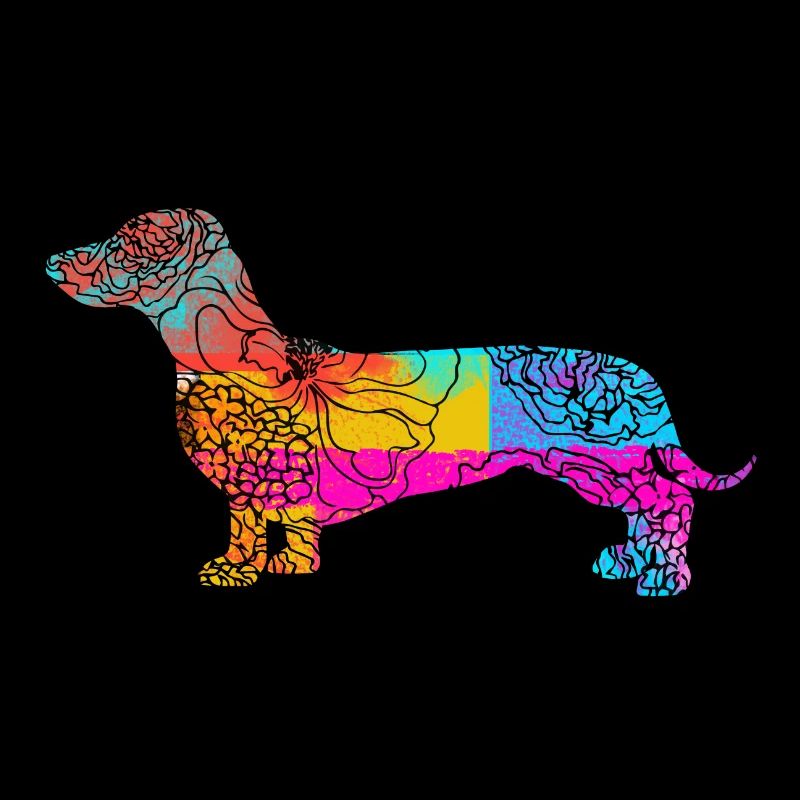 Dackel Dachshund Flowers