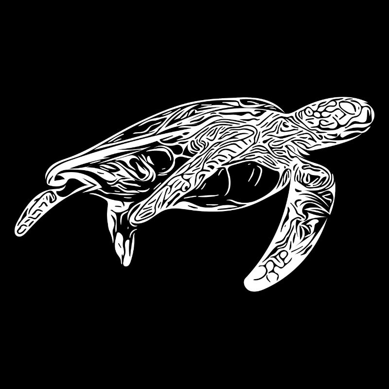 Elegant vintage turtle