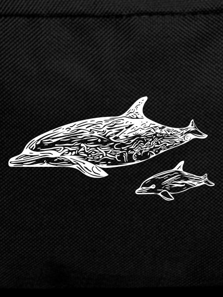 Dolphins Swimming - Baby Dolphin Design