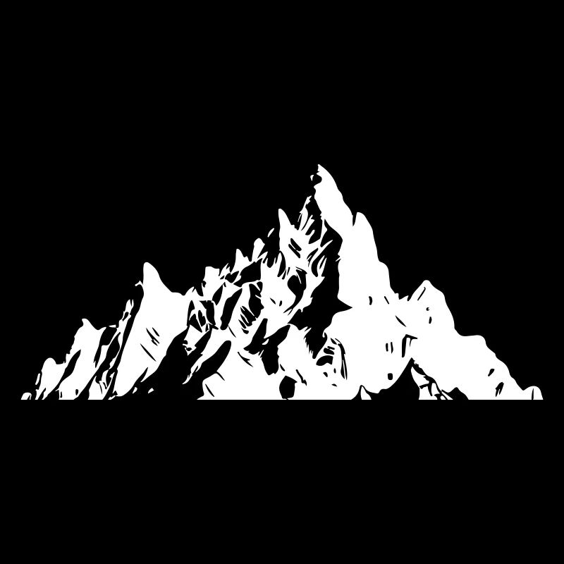 Berg Silhouette Symbol