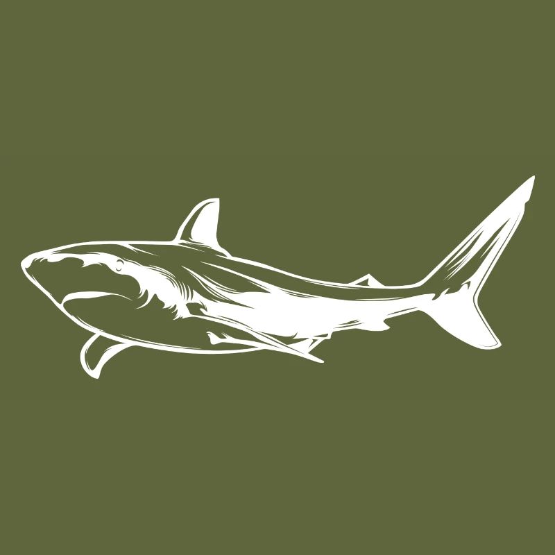 Silhouette d’animal de requin