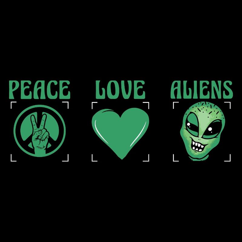 Peace Love Aliens