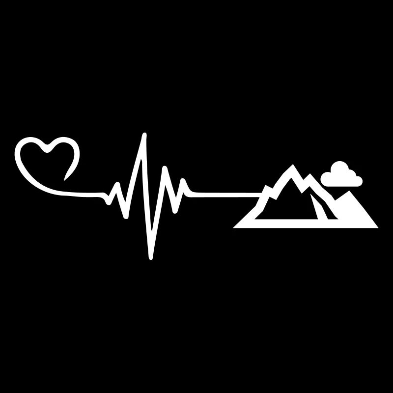 Mountains Pulse Heart