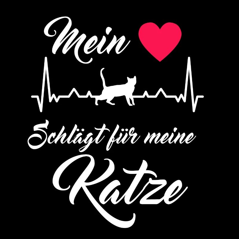 Kater Katze Hertz Stubentiger Geschenk