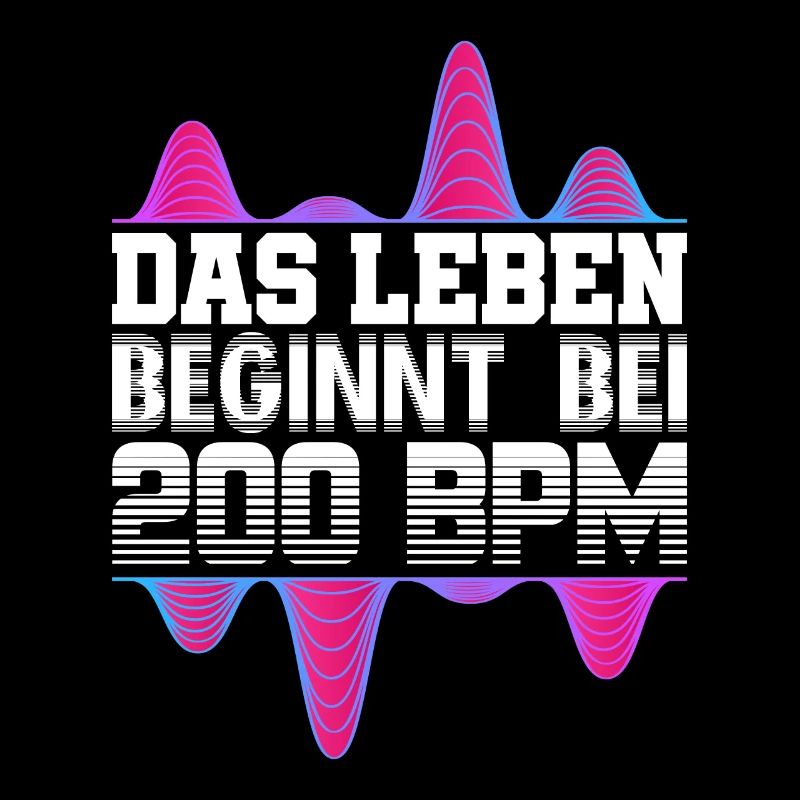 200 BPM Techno Uptempo Rave Geschenk