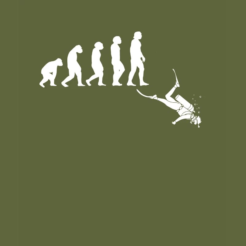 Tshirt évolution plongeur