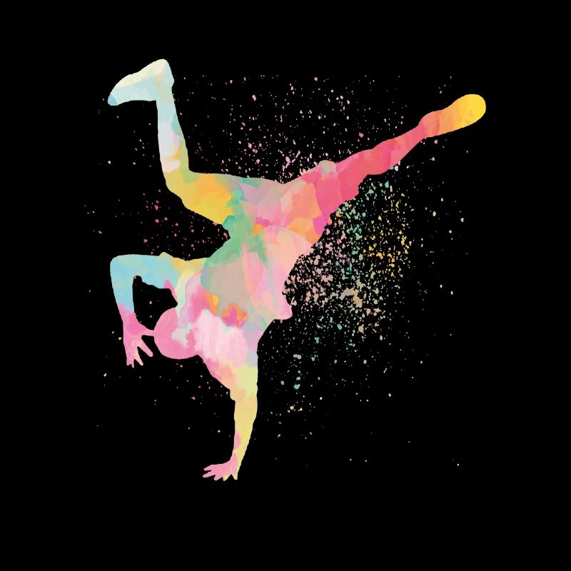 Breakdance Kunst Vintage Kunst