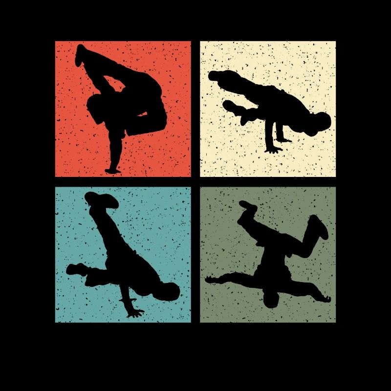 Vintage break dancer