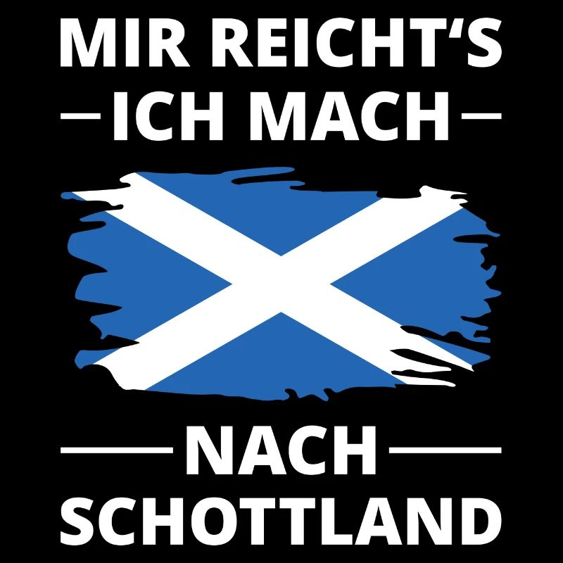 Schottland Flagge Spruch Alba
