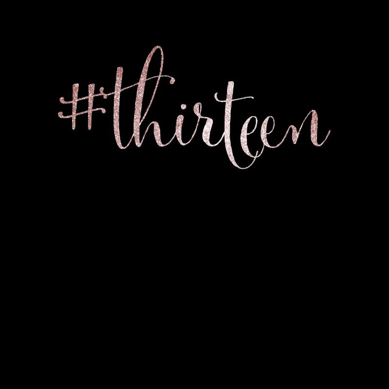 13e anniversaire d’argent #thirteen hashtag