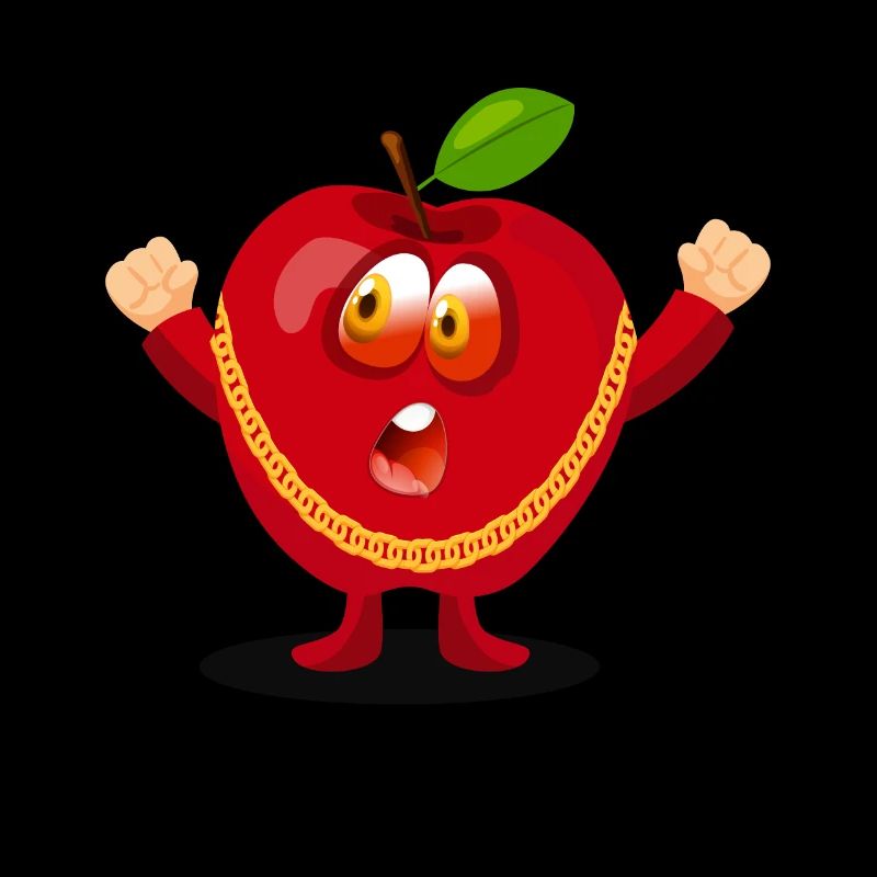 Caractère drôle d’Apple