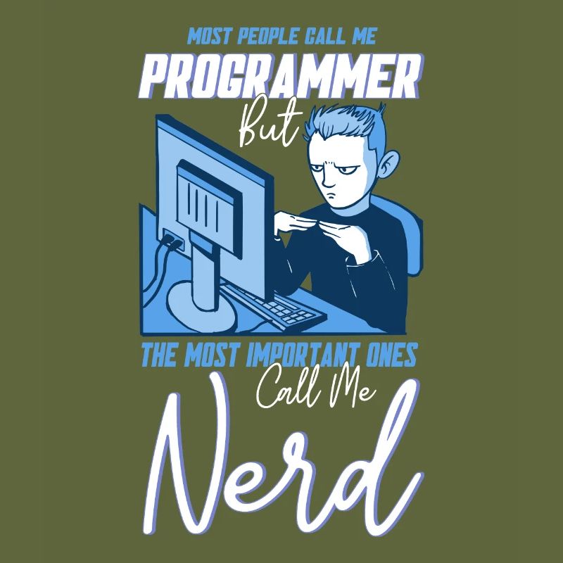 Softwareentwickler Computerfreak Programmierer