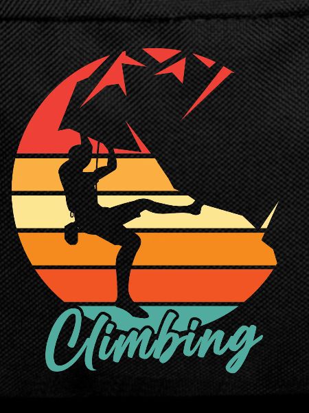 Climbing Retro Mountain Climbing