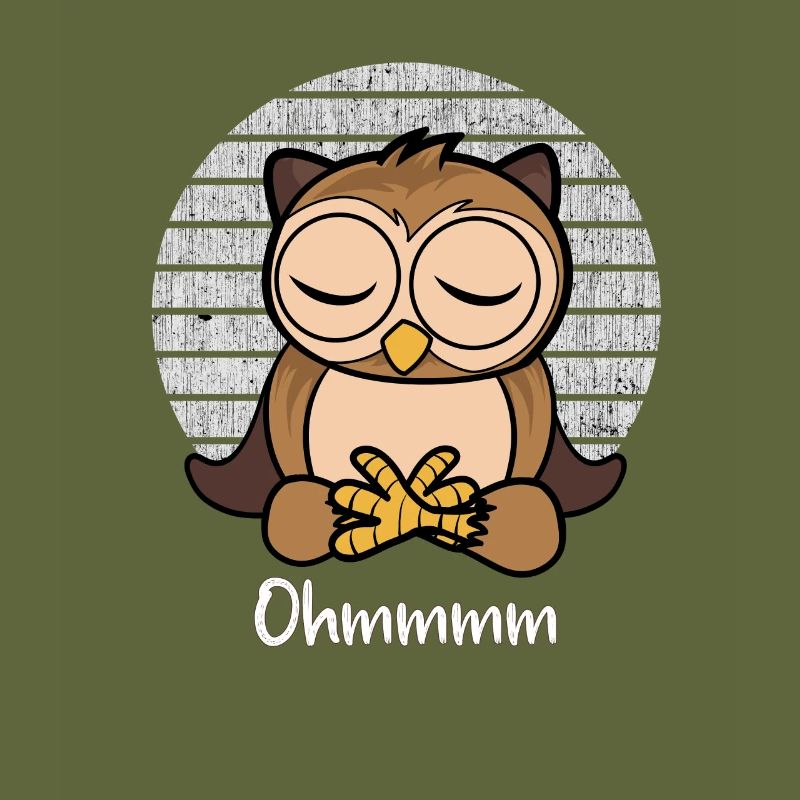 Meditation Eule - Yoga Eule