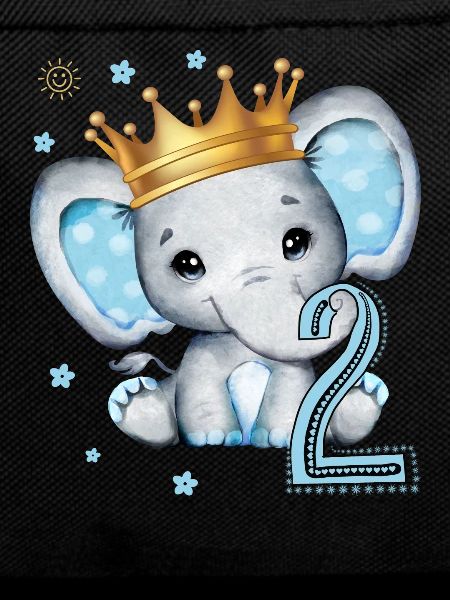 Kids 2nd Birthday Elephant Boy
