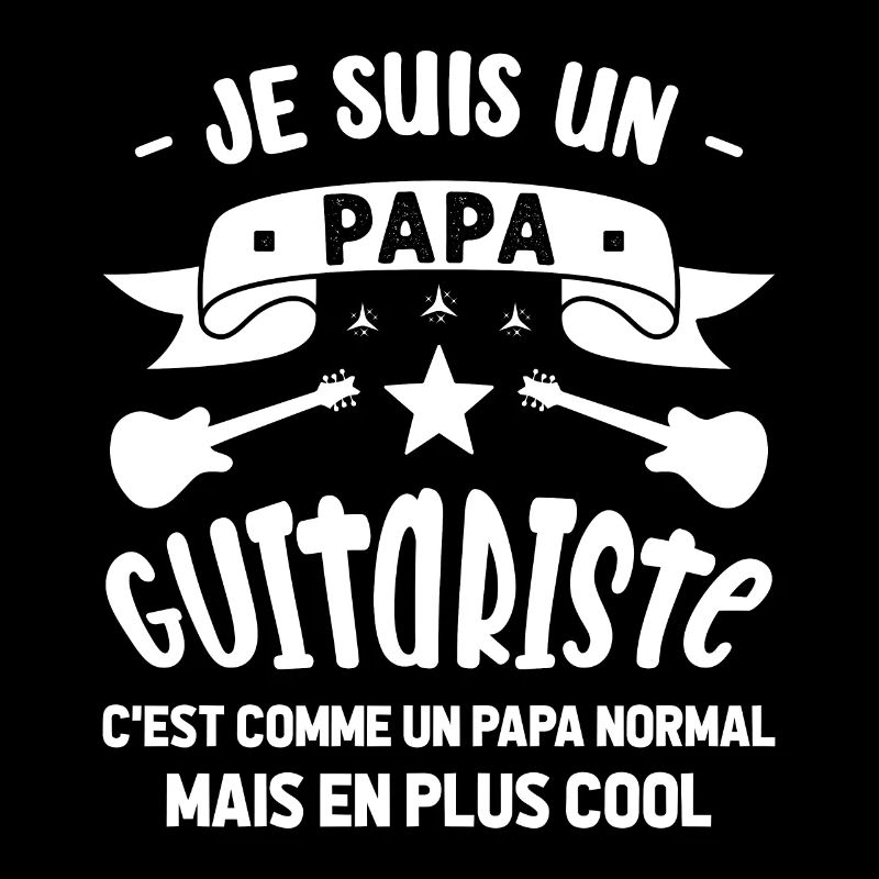 Papa Guitariste Idée Originale Fêtes des Pères