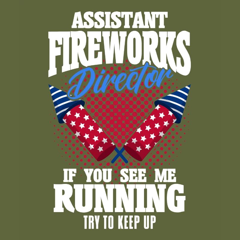 Drôle de feu d’artifice pyrotechnicien disant