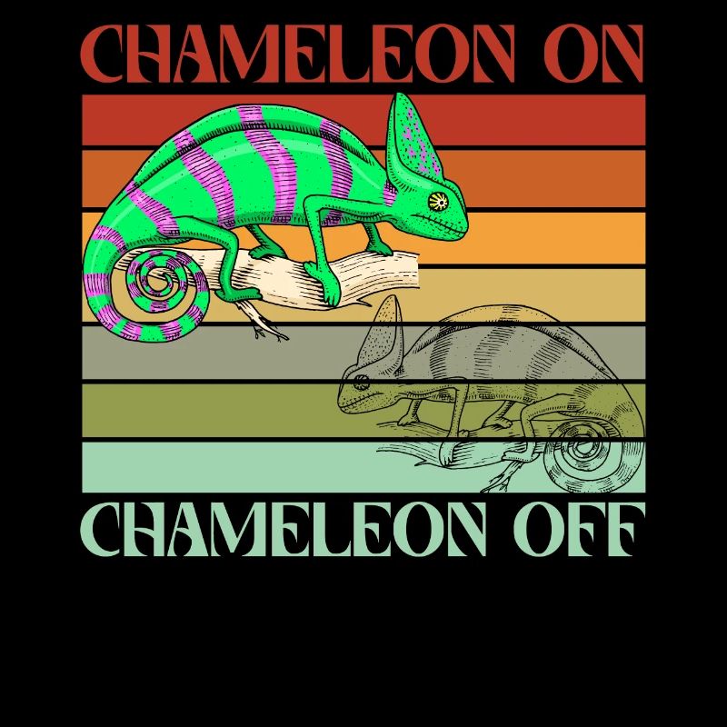 Chameleon on Chameleon off