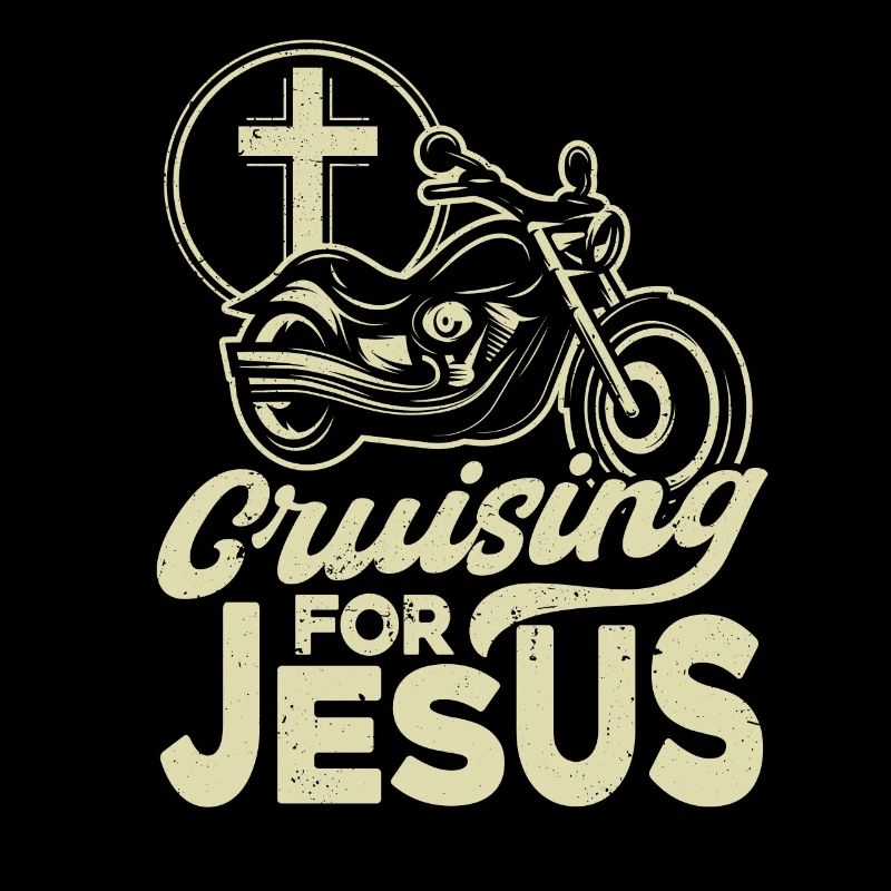 Glaube Christlich Motorradfahrer Geschenk