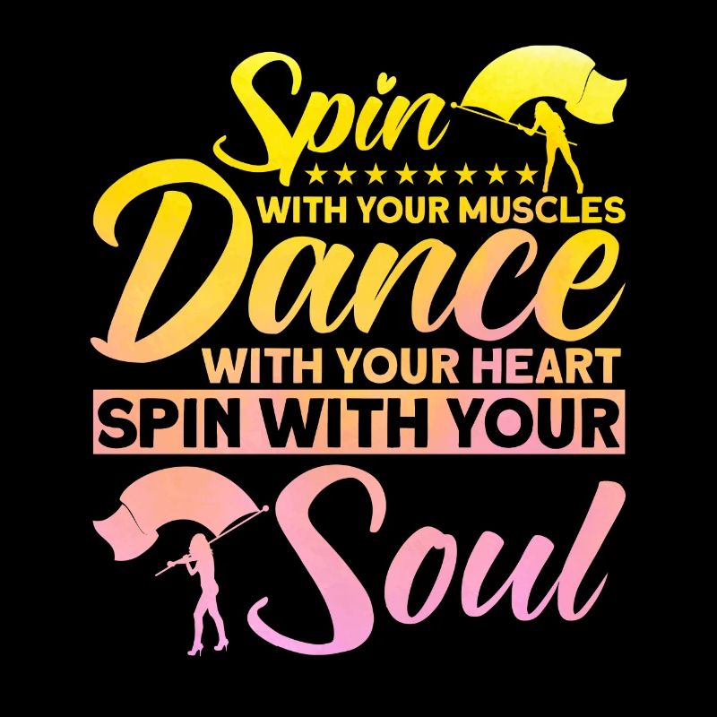 Dance With Your Heart Flag Guard Gift