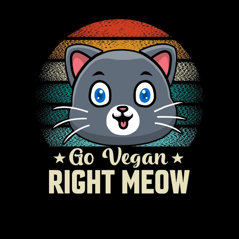Go vegan right meow