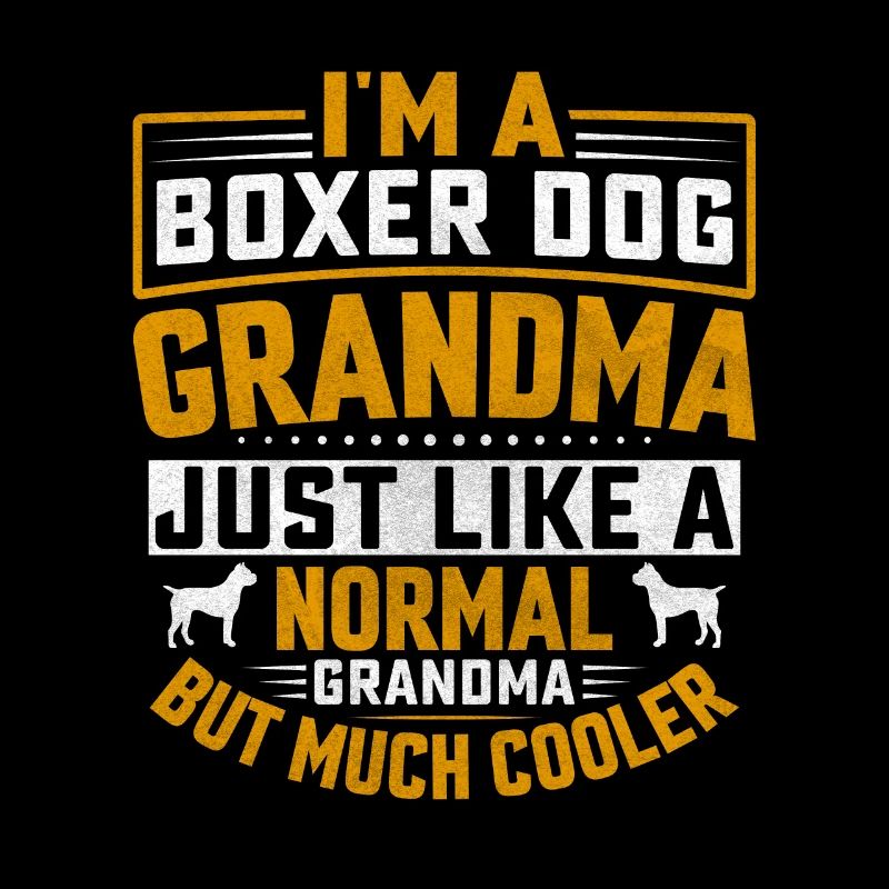 Boxer Dog Grand-mère
