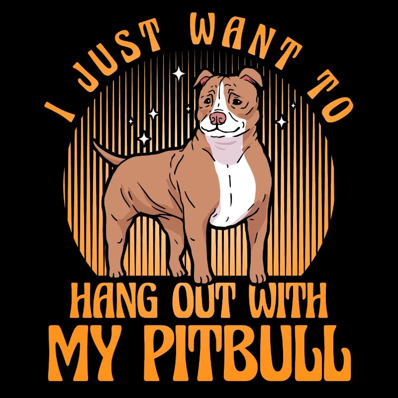 Je veux juste passer du temps avec mon Pitbull