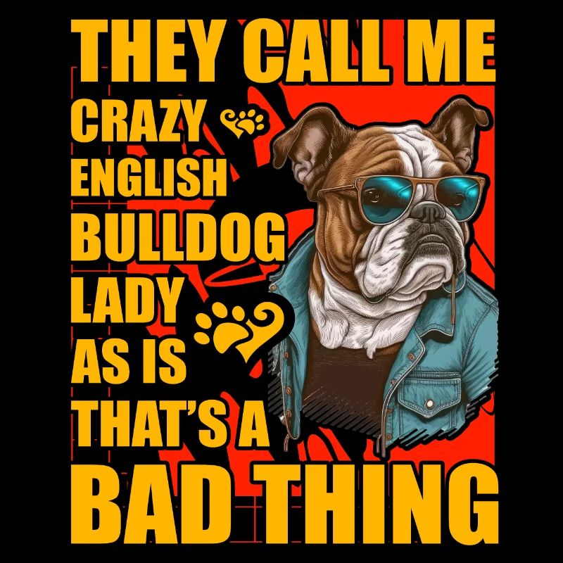 Bouledogue anglais drôle de dicton