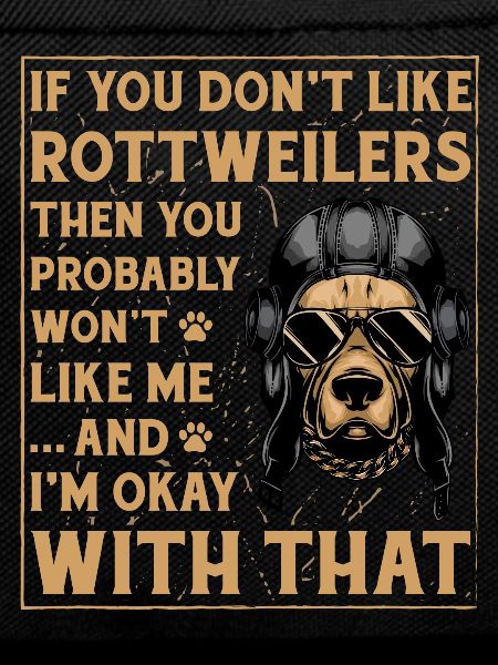 Rottweiler Funny Saying