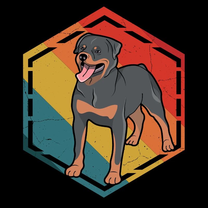 Rottweiler Retro
