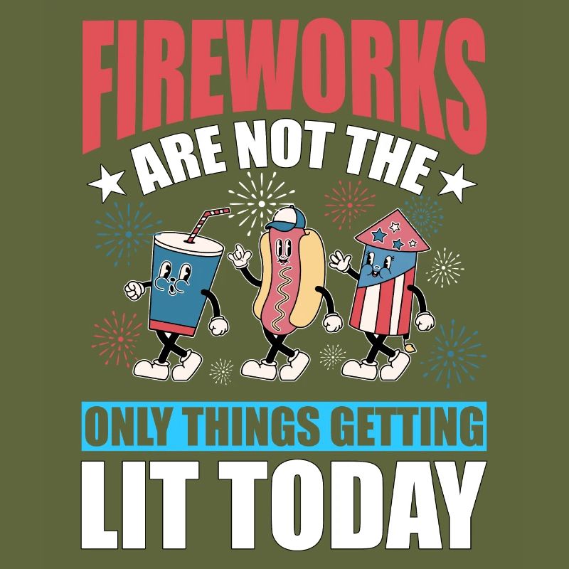 Fireworks are not the only things getting lit