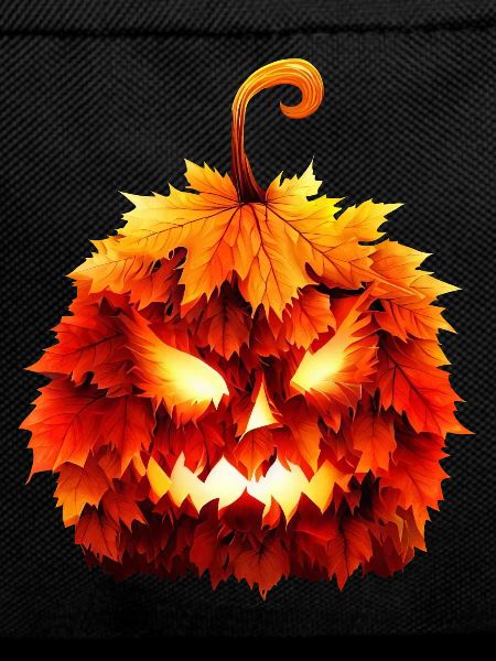 Autumn Halloween pumpkin