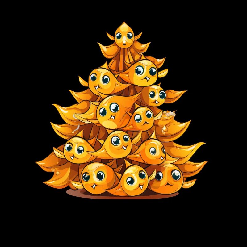 Festive Goldfish: A Whimsical