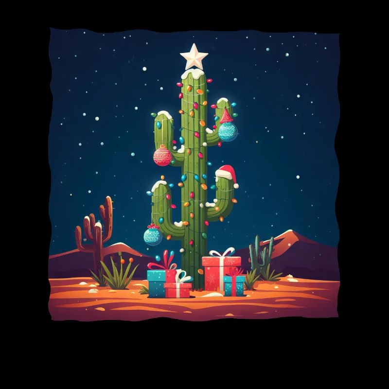 Christmas Cactus Deserts Christmas Tree