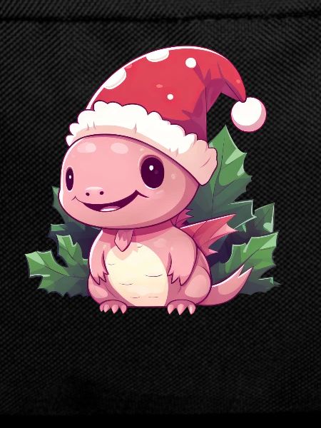 Christmas Axolotl Mistletoe