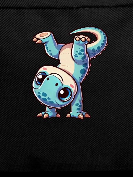 T-Rex handstand sporty clumsy