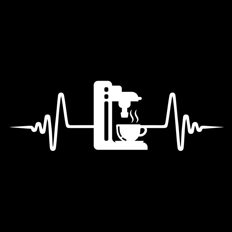Symbole d’impulsion de la machine à café
