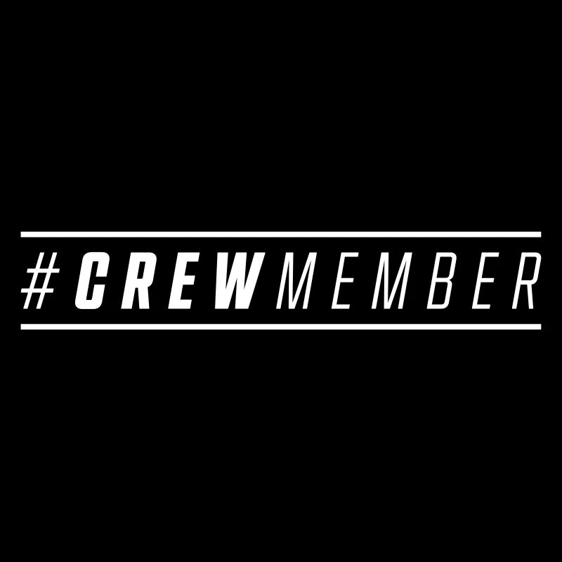 crew member hashtag