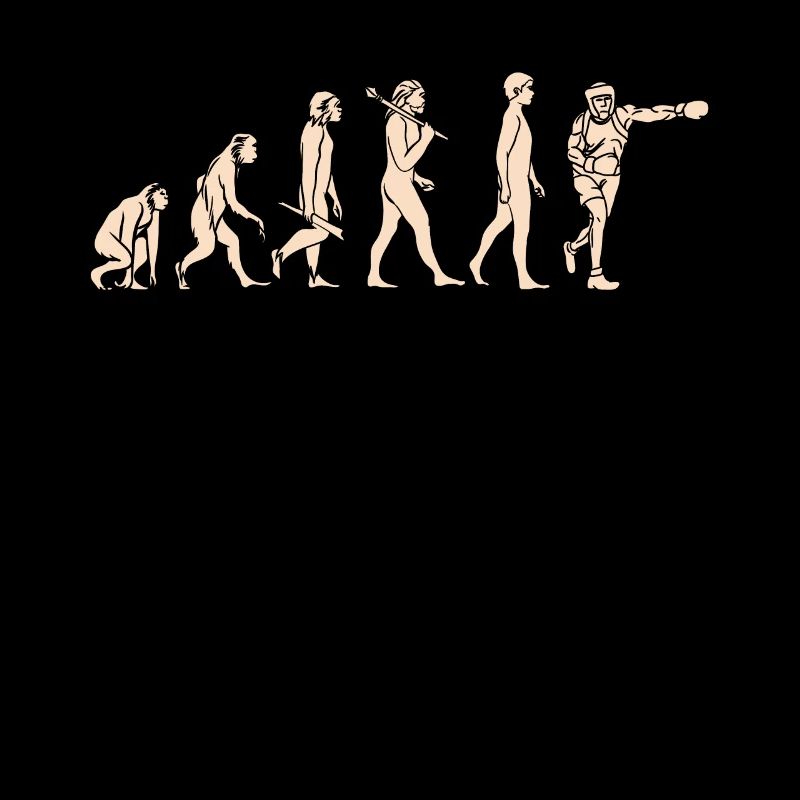 Evolution Boxing Boxing from monkey to boxer