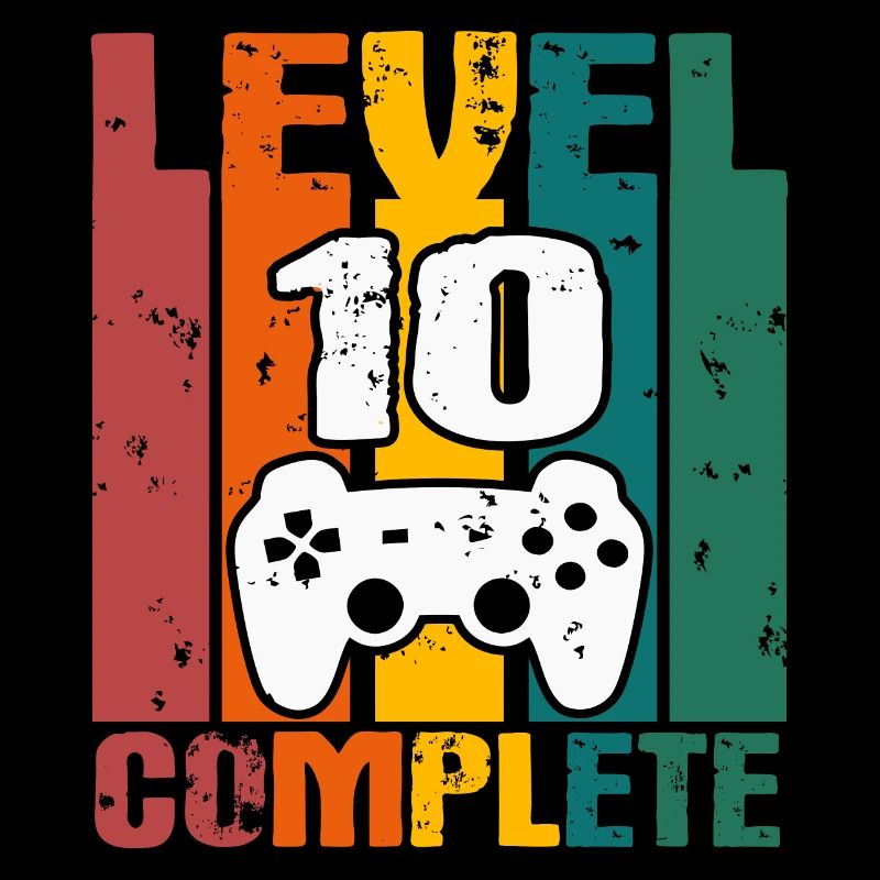 10th Birthday "Level 10 Complete" Gift